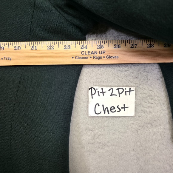 Vtg Nordstrom Loro‎ Piana Blazer Men 44L Green Camel Hair Tweed READ FLAWS - Picture 8 of 16